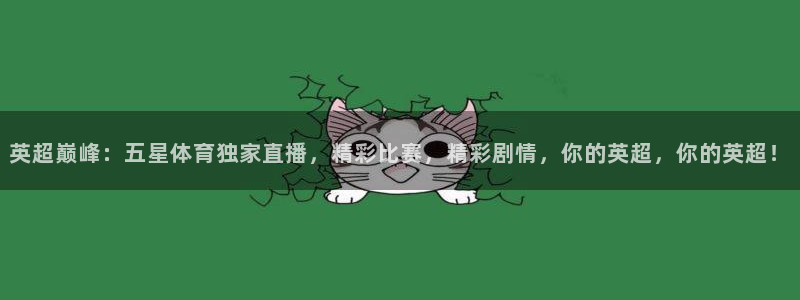 英超巅峰：五星体育独家直播，精彩比赛，精彩剧情，你的英超，你的英超！