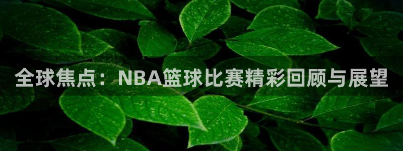 全球焦点：NBA篮球比赛精彩回顾与展望