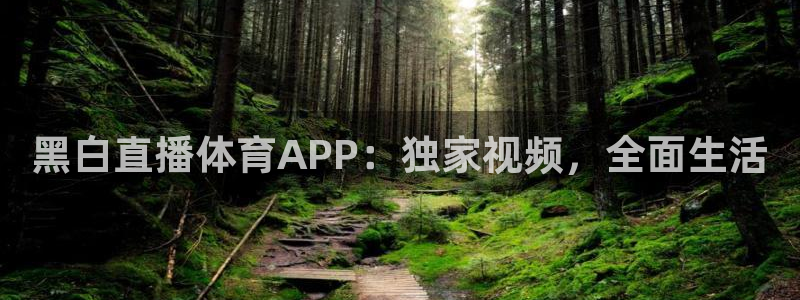 黑白直播体育APP：独家视频，全面生活