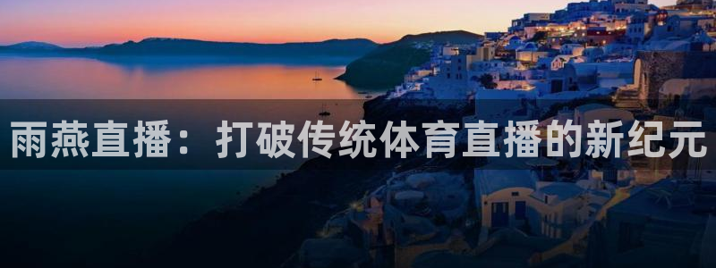 雨燕直播：打破传统体育直播的新纪元